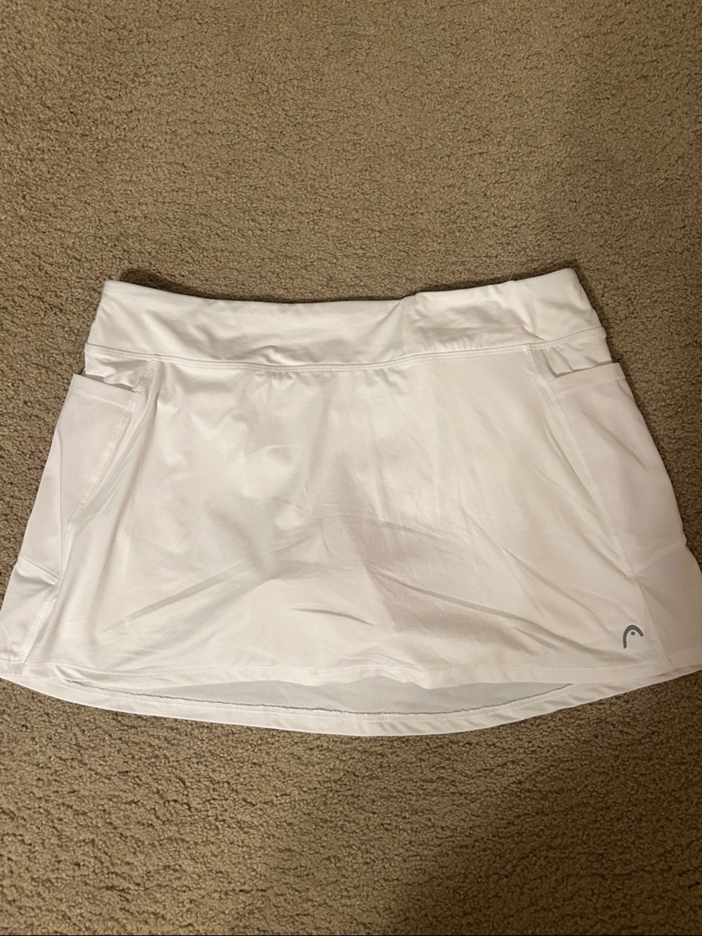 Head White Women's Tennis Skort with Side Pockets